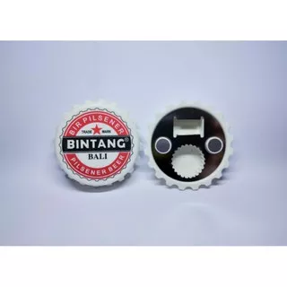 Souvenir magnet kulkas bukaan botol bir bintang Bali oleh oleh Indonesia