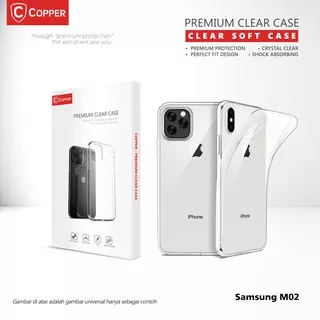 Samsung M02 - Copper Softcase Bening / Clear