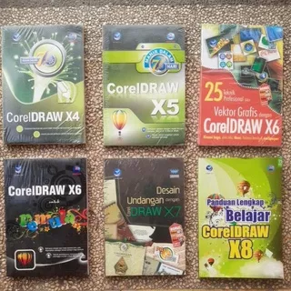 [ ORi ] buku Komputer Corel Draw X4.X5.X6.X7.X8 Baru