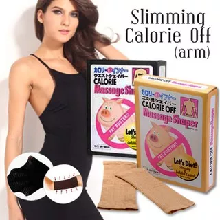 (SEPASANG) CALORIE OFF ARM KORSET LENGAN KORSET TANGAN PENGECIL PAHA MASSAGE SHAPER SLIM PELANGSING