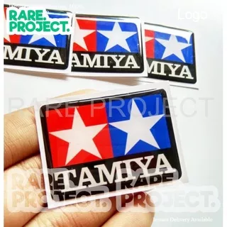 STIKER HELM TAMIYA STICKER MOBIL AKSESORIES HELM EMBLEM STIKER RESIN TIMBUL LENTUR MURAH