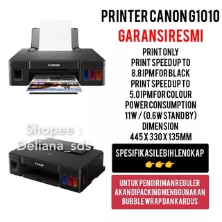 Printer Canon G1010 Garansi Resmi 3 Tahun Printer murah Printer canon infus Printer print only Printer Canon G1010 Infus