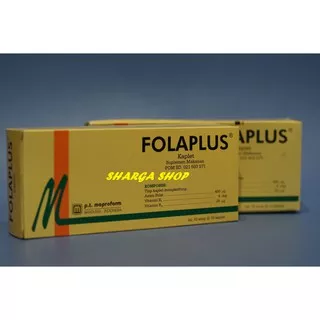 Asam Folat dengan B Complex / Folaplus / Folavit - 30 Tablet