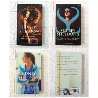 Novel Sidney Sheldon - Chasing Tomorrow / Nothing Last Forever / A Stranger In A Mirror