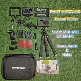 Action Camera Xiaomi Yi / YiCam / Yi Cam / Yi Camera / Yi 2K / Yi Basic / Yi Versi Inter Untuk Konten / Content Vlog / Motovlogger / Youtubers / Youtube