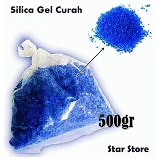 Silica Gel Biru Curah Import 500gr