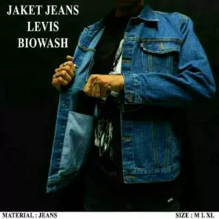 Jaket Denim BIG SIZE / Jaket Jeans JUMBO XXL XXXL