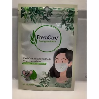 Freshcare Eucalyptus - 12 Patch / Aromatherapy Pelega Hidung