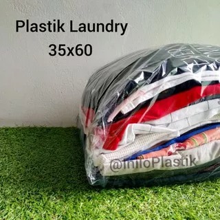 Plastik PP Wayang 35x60 Cm / Plastik Bening PP Laundry 35 x 60 cm