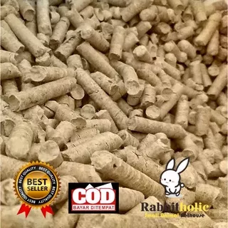 Wood Pellet Pelet Kayu cat litter smal animal bedding 1kg