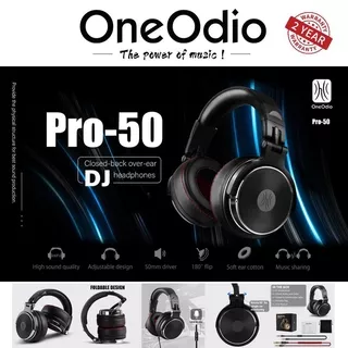 Oneodio Gaming Headphone Headset Studio Pro DJ with Mic - Pro-50