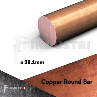 AS Tembaga 38.1mm(1 1/2 inch) | Copper Rod Bar | harga per 50mm