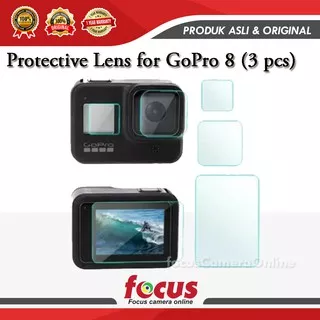 GoPro Hero 8 Protective Lens / Antigores for Gopro Hero8 (3pcs) 3 in 1