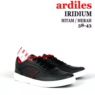 Sepatu Ardiles Original - IRIDIUM - hitam merah - size 38-43 - sepatu ardiles pria - sepatu sekolah anak - sepatu sneakers pria