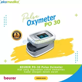 Pulse Oximeter Beurer PO-30 PO 30 PO30 Alat Saturasi Oksigen Germany Garansi 5 Tahun Oxymeter