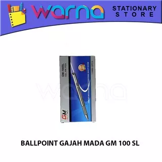 PEN PULPEN BOLPEN BALLPOINT GEL INK PEN GAJAH MADA GM 100 SL