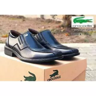 Sepatu Formal Kerja Kantor Pria Crocodile Kulit Asli Men Leather Shoes Casual Men shoes