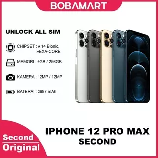 IPHONE 12 PRO MAX / IPHONE 12 PRO MAX 256GB / IPHONE 12 PRO MAX SECOND / IPHONE SECOND
