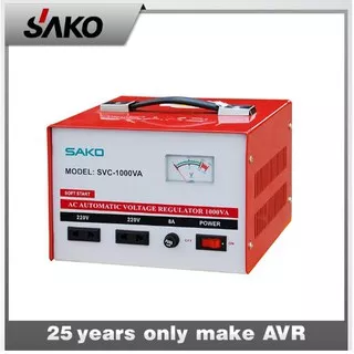Stabilizer Sako Analog SVC-1000VA Automatic Voltage Regulator Bergaransi