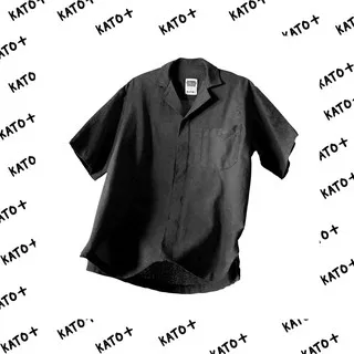 BLACK BOWLING SHIRT (Kemeja Linen)