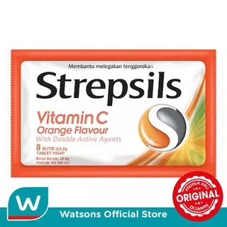 Strepsils Vitamin C Orange Flavour With Double Active Agents