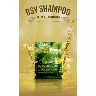 SHAMPOO BSY Penghitam Alami Rambut isi 20 Sachet / BOX BPOM  Cocottee Bsy GoBlack Shampoo Semir Mengkudu Noni Fruit Shampoo