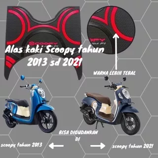 /Karpet Motor/Karpet Scoopy/Pijakan Kaki Scoopy/Alas Kaki Scoopy Tahun 2013 SD 2021/Keset Motor Scoopy Tahun 2020-2021 FI/Stylish/Prestige