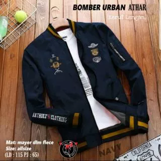 JAKET MAYER IN FLECE BOMBER URBAN ATHAR BY FCOL