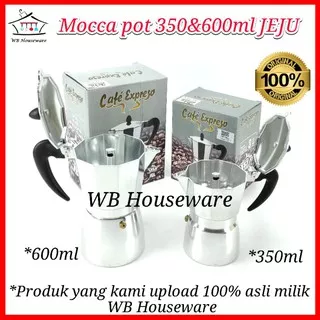 Moka Pot Coffee Maker Espresso 3 6  Cups Teko Stovetop Filter Pembuat Kopi Espresso JEJU