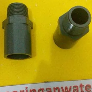 socket valve teflon drat 3/4 ke pipa 3/4