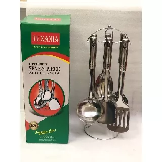 Texania Spatula 7 pcs + Rack Stainless