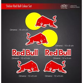 Sticker Red Bull Colour Set