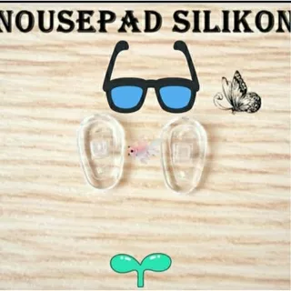 dudukan hidung silikon/penyangga hidung , nousepad hidung