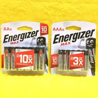 Baterai Energizer Max AA / AAA isi 6 pcs