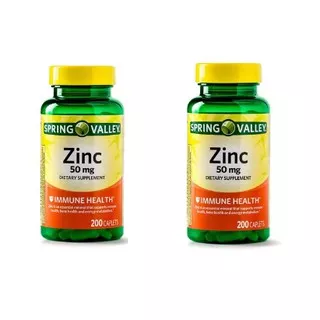 Spring Valley Zinc 50 mg - 200 Caplets