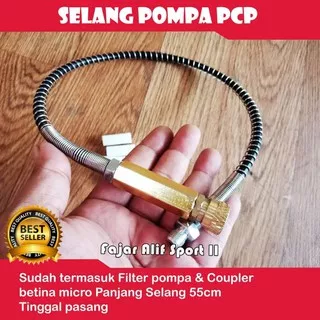 Handpum pcp - tabung scuba - Selang pompa pcp - Selang pcp - Pompa pcp filter