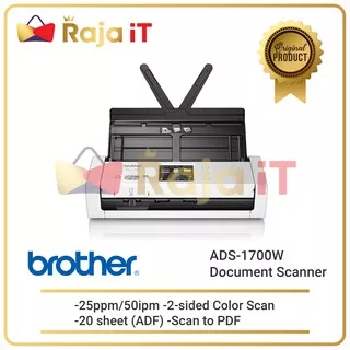 BROTHER Scanner ADS1700W ADS 1700W Scanner Brother ADS 1700 W Wireless