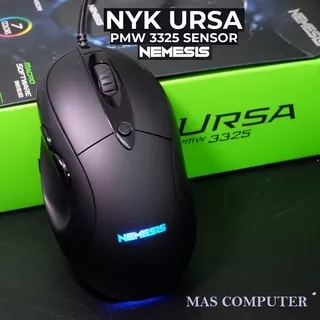 MOUSE GAMING NYK URSA PMW 3325 SENSOR LIGHTHING 7 COLORS / MOUSE MACRO GAMING NYK URSA / MOUSE GAMING  MACRO