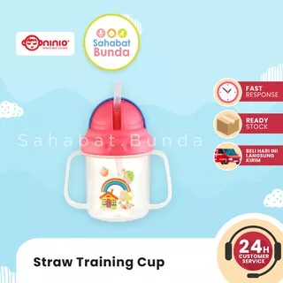 NINIO Training Cup with Straw Anti Tumpah - Gelas Minum Anak dengan Sedotan