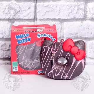 Hello Kitty Choco Donut Squishy By Sanrio  RARE