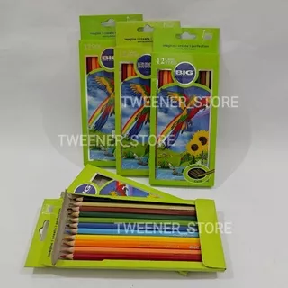 BIG Pensil Warna 12 Color Panjang
