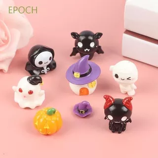 EPOCH Cute Spider Resin Halloween Decoration Pumpkin Micro Landscape Mini Bat DIY Ghost Handicraft Resin Ornaments