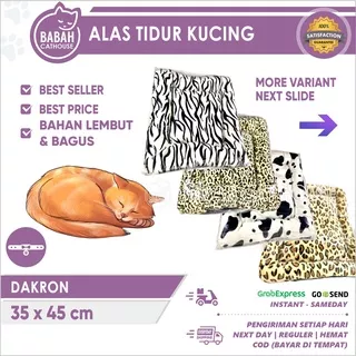 DAKRON Kasur Tempat Tidur Kucing Anjing Lucu Murah Bantal Besar Jumbo Alas Kandang Bulu Cat Bed Hammock Hamock Matras Untuk Bobo Aksesoris Rumah Kitten