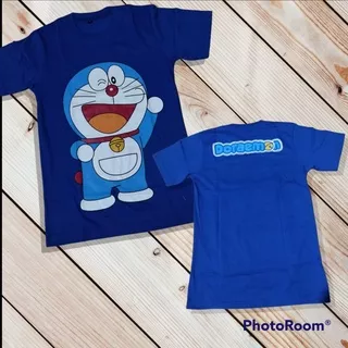 Kaos doraemon / kaos kartun / kaos sablon / kaos anime (bayar di tempat)