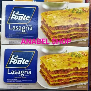 La Fonte Lasagna Instant Pasta Lafonte Kulit Lasagna 230 gram