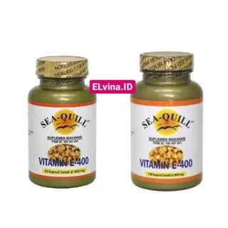 Sea-Quill Vitamin E 400 Isi 30`S | 120`S Sea Quill Vit E Antioksidan