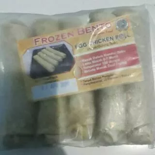 Egg chicken roll frozen food bento egg roll nuget naget