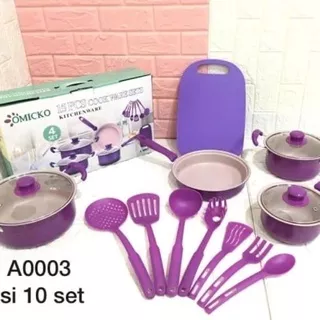 COOKWARE SET 13 in 1 PLUS TELENAN cookware set komplit