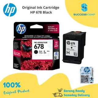 Tinta HP 678 Ink Black / Hitam Cartridge Original