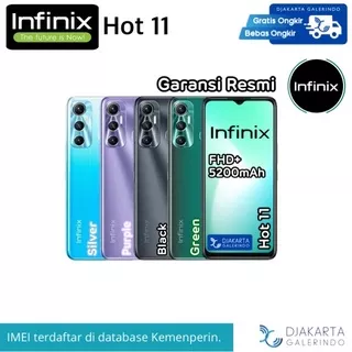 Infinix Hot 11 4/64GB ( 64 ) - Garansi Resmi Infinix 1 Tahun